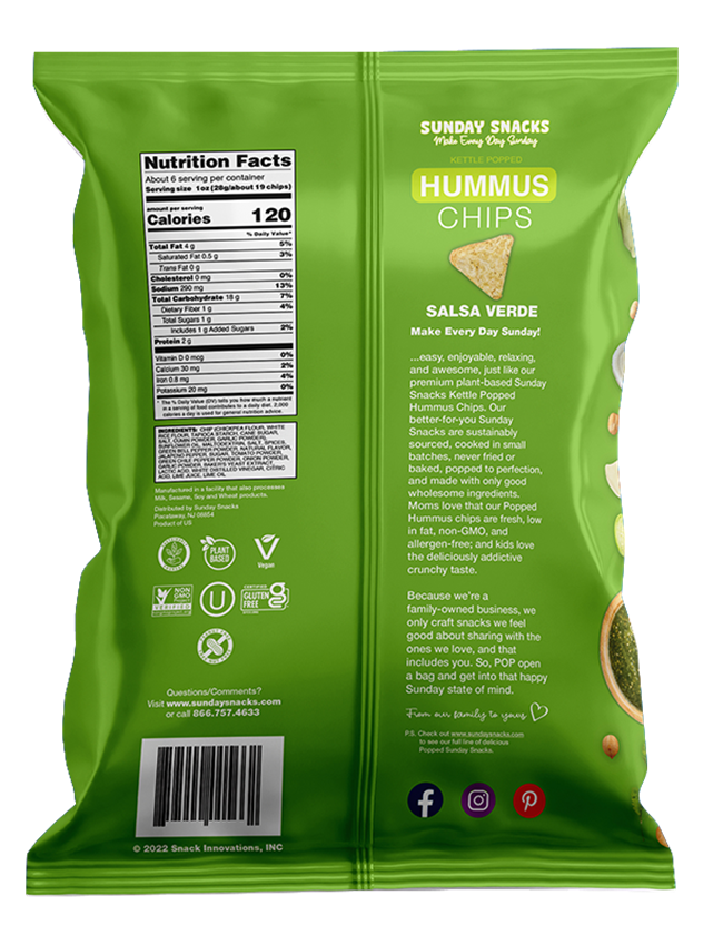 Hummus Chips – Sunday Snacks